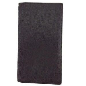 BVLGARI Long Bill Purse Classico Leather Authentic Used t23508